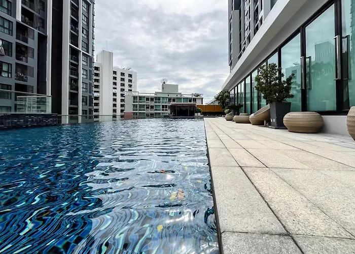 Near Mrt L Modern 2br L Pool And Gym L Sontana Apartamento
